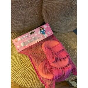Razor Pink sweet pea multi sport elbow and knee pads